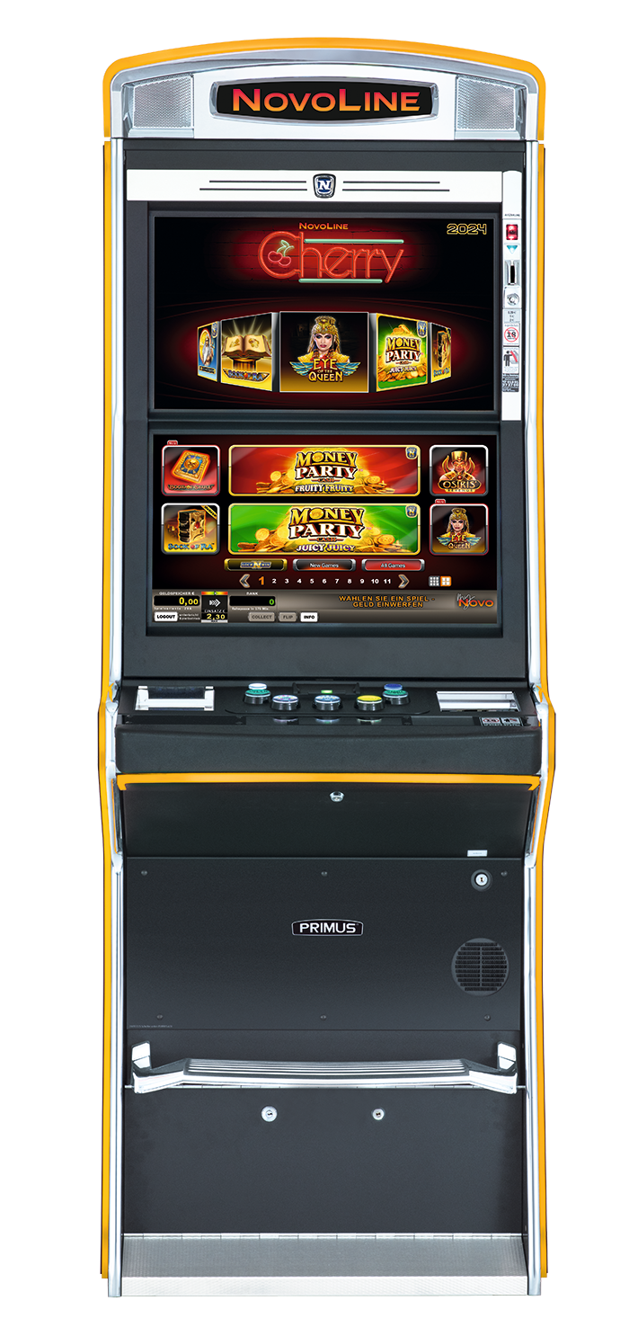 Primus Gastro Spielautomat Frontansicht - Löwen Entertainment